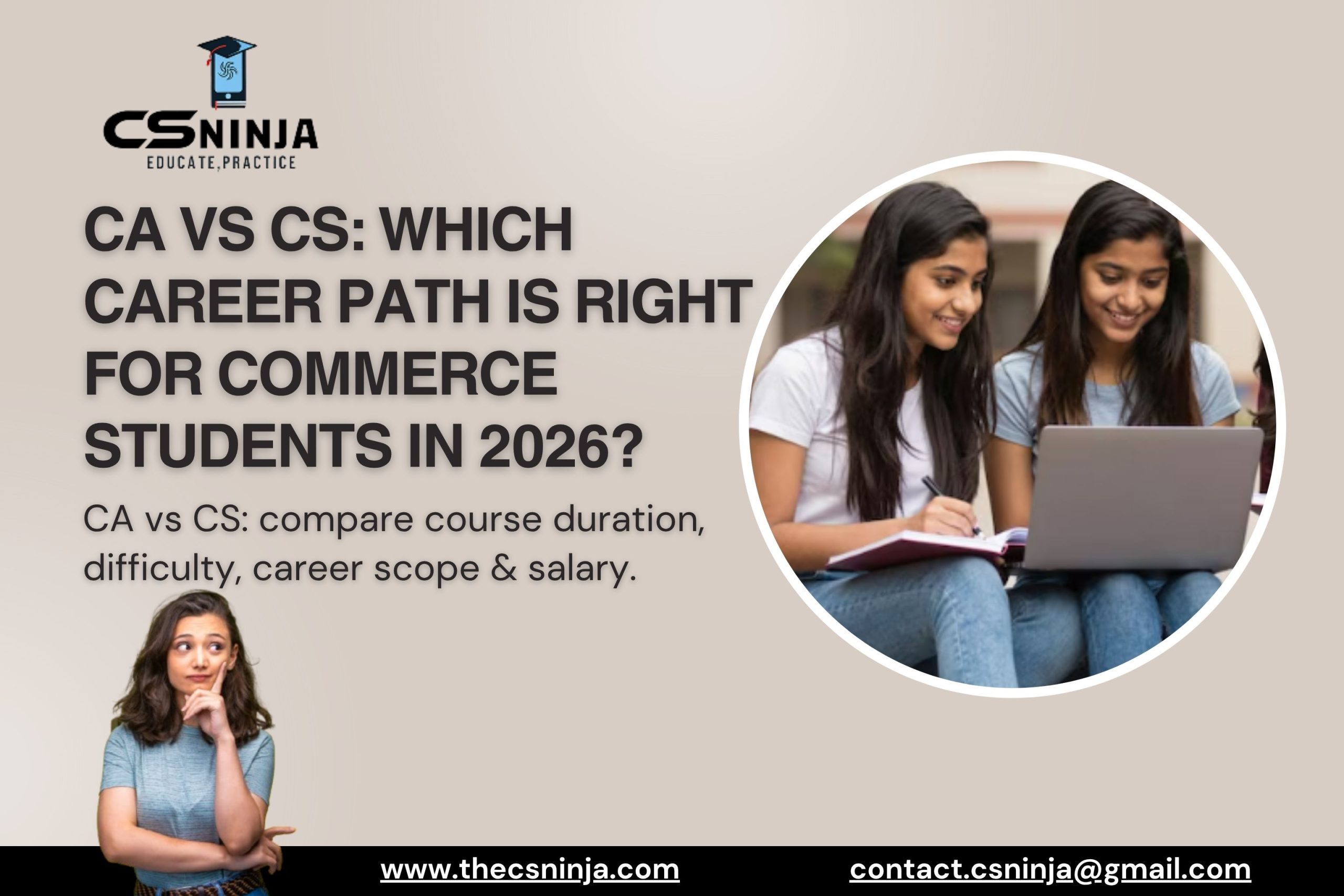 CS vs CA Blog Company Secretary Online Classes